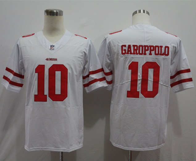 Men's San Francisco 49ers Jimmy Garoppolo #10 White Jersey